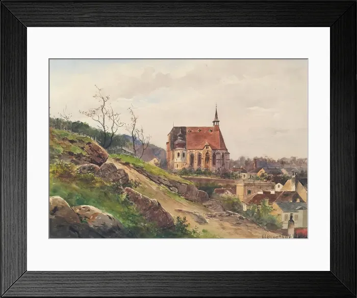 Framed Print : From Mödling, 1897. Creator: Vincenz Havlicek Framed Print : From Mödling, 1897. Creator: Vincenz Havlicek