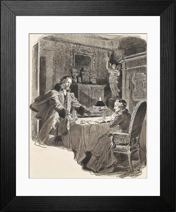 Framed Print : The returning son, around 1890. Creator: Joseph Eugen Horwarter Framed Print : The returning son, around 1890. Creator: Joseph Eugen Horwarter