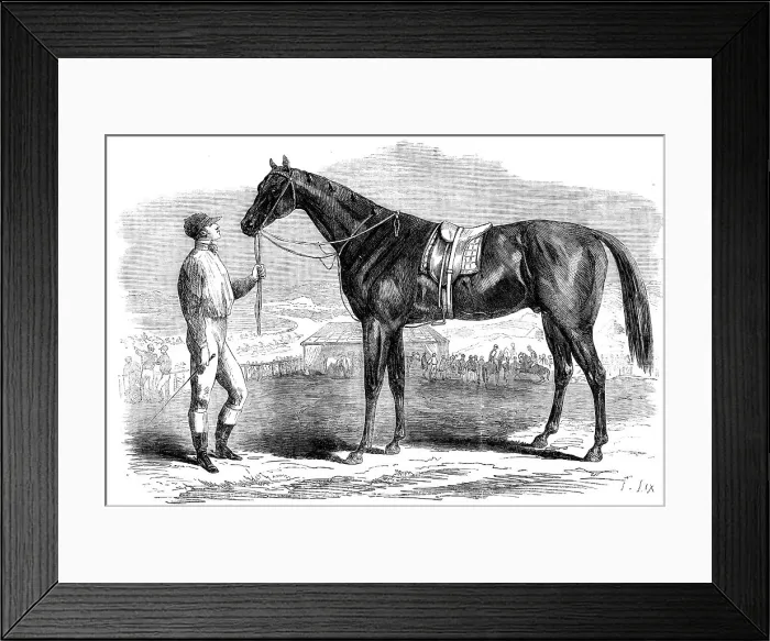 Framed Print : Jonathas, winner of the First Fontainebleau Stakes, 1862. Creator: Unknown Framed Print : Jonathas, winner of the First Fontainebleau Stakes, 1862. Creator: Unknown