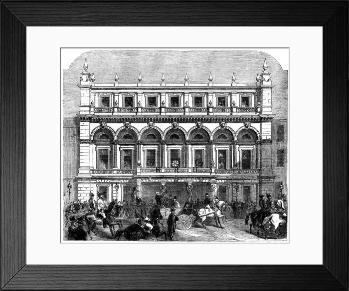 Framed Print : The opening of the Hartley Institution at Southampton by Lord Palmerston... 1862. Creator: Unknown Framed Print : The opening of the Hartley Institution at Southampton by Lord Palmerston... 1862. Creator: Unknown