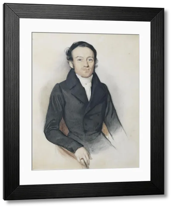 Framed Print : Alois Zaillner, 1836. Creator: Georg Decker Framed Print : Alois Zaillner, 1836. Creator: Georg Decker