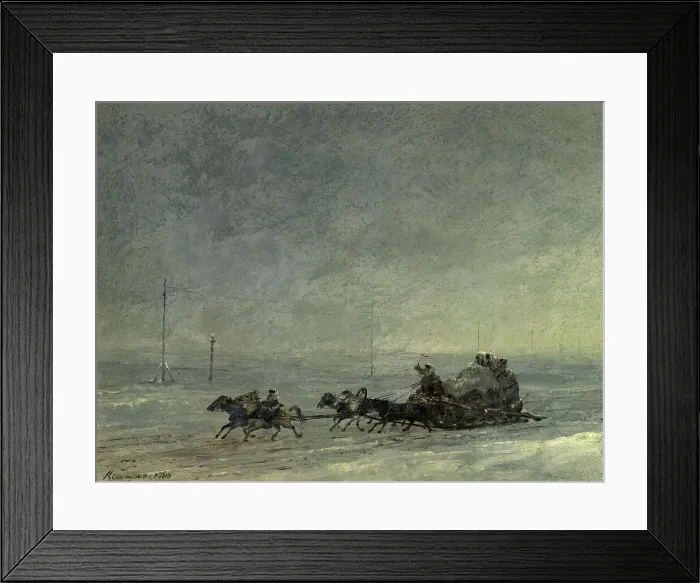 Framed Print : Returning with Fashionable Goods From the Irbitsk Market, 1888. Creator: Pavel Mikhailovich Kosharov Framed Print : Returning with Fashionable Goods From the Irbitsk Market, 1888. Creator: Pavel Mikhailovich Kosharov