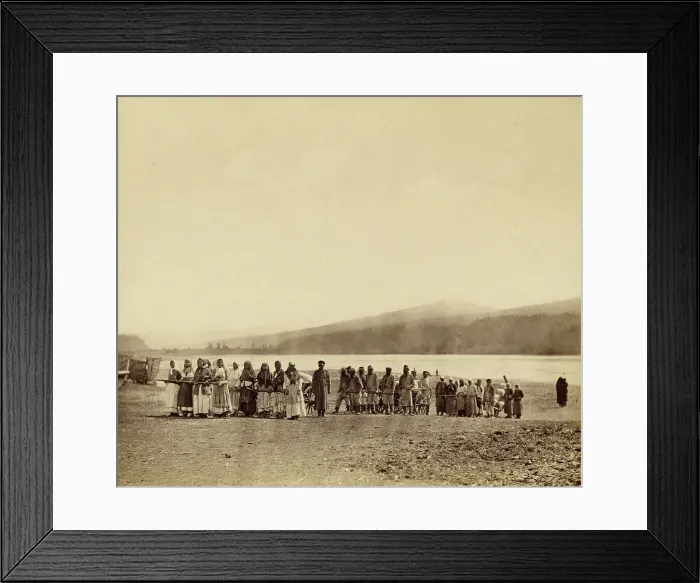 Framed Print : Transporting Cargo from Barges to Prison Storage Facilities, 1891. Creator: Aleksei Kuznetsov Framed Print : Transporting Cargo from Barges to Prison Storage Facilities, 1891. Creator: Aleksei Kuznetsov