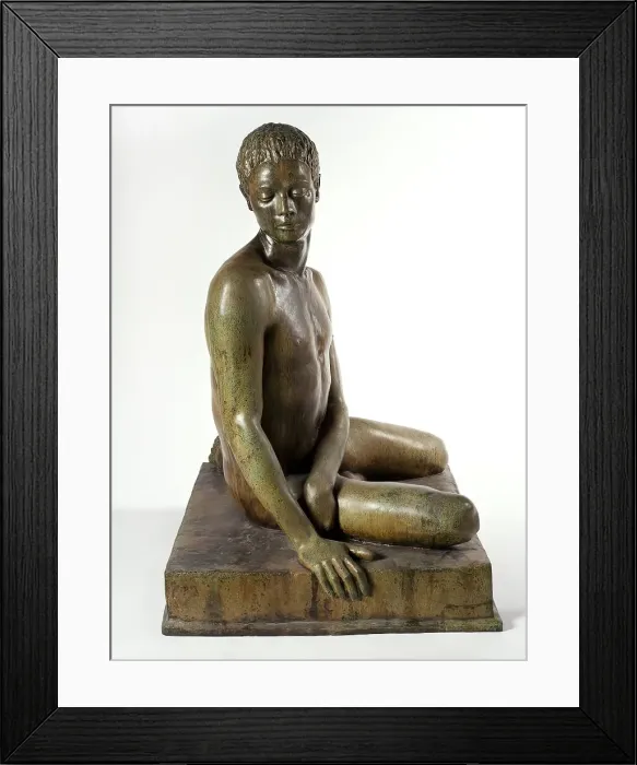 Framed Print : Abyssinian boy, c1922. Creator: Hermann Haller Framed Print : Abyssinian boy, c1922. Creator: Hermann Haller
