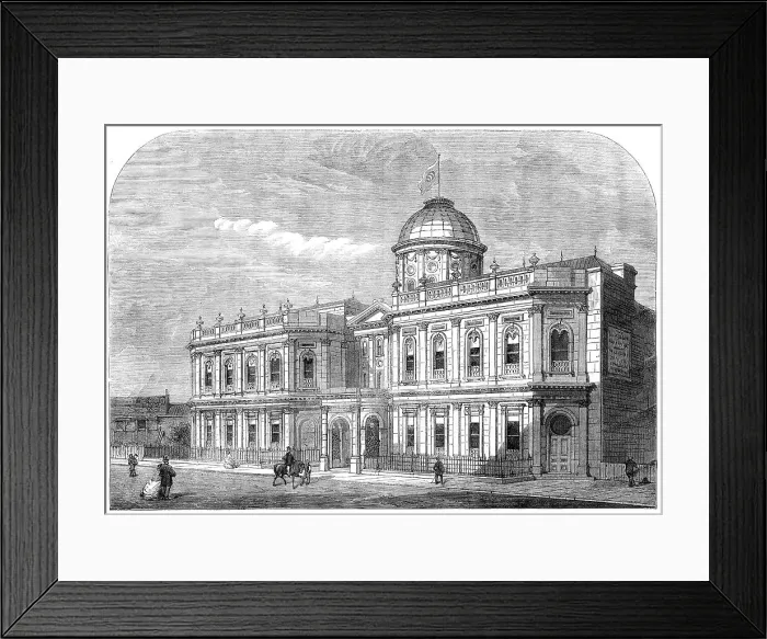 Framed Print : The Oriental Baths, Victoria-Street, Westminster, 1862. Creator: Unknown Framed Print : The Oriental Baths, Victoria-Street, Westminster, 1862. Creator: Unknown