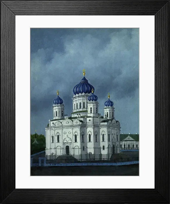 Framed Print : Svyato-Troitskaya Cathedral, 1880-1897. Creator: Pavel Mikhailovich Kosharov Framed Print : Svyato-Troitskaya Cathedral, 1880-1897. Creator: Pavel Mikhailovich Kosharov