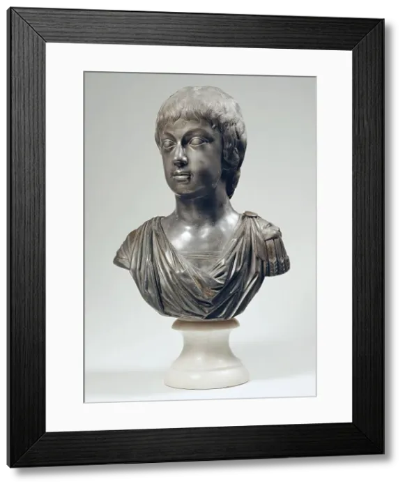 Framed Print : Emperor Franz I (II) of Austria as a child, 1780. Creator: Karl Georg Merville Framed Print : Emperor Franz I (II) of Austria as a child, 1780. Creator: Karl Georg Merville