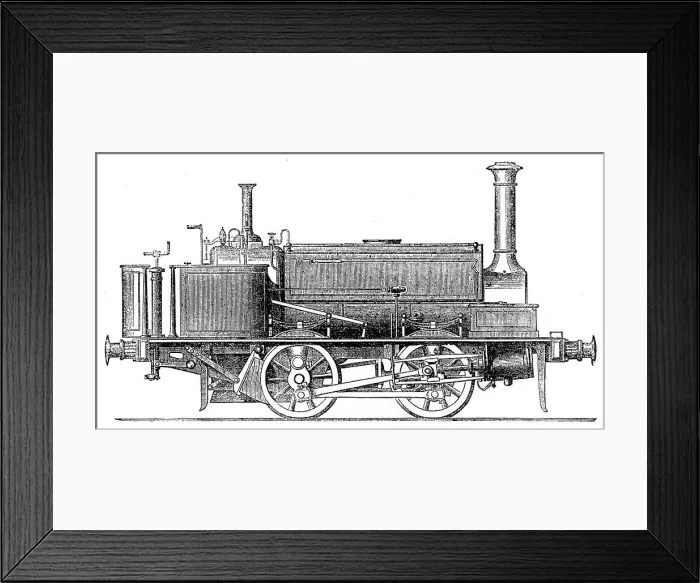 Framed Print : The International Exhibition: locomotive tank-engine, by Manning, Wardle and Co... 1862. Creator: Unknown Framed Print : The International Exhibition: locomotive tank-engine, by Manning, Wardle and Co... 1862. Creator: Unknown