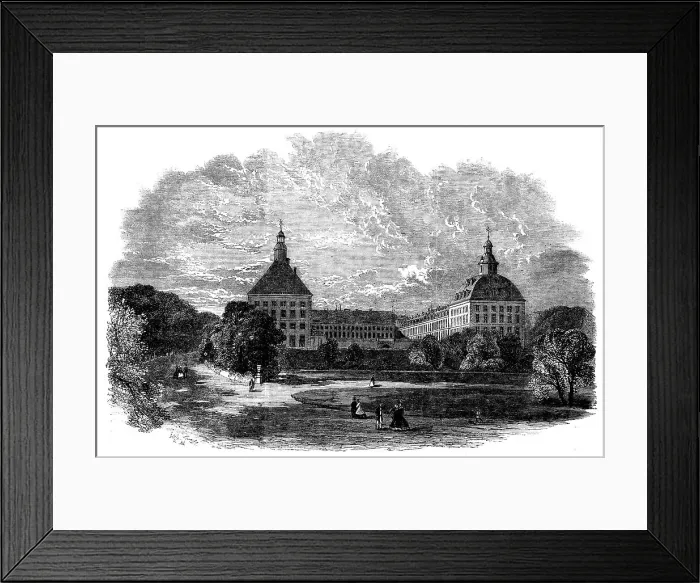 Framed Print : Her Majesty's Visit to Germany, the Ducal Palace at Gotha... 1862. Creator: Unknown Framed Print : Her Majesty's Visit to Germany, the Ducal Palace at Gotha... 1862. Creator: Unknown