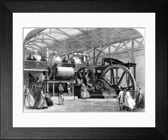 Framed Print : The International Exhibition: Great Sugar-Mill, by Mirrlees and Tait, of Glasgow, 1862. Creator: Unknown Framed Print : The International Exhibition: Great Sugar-Mill, by Mirrlees and Tait, of Glasgow, 1862. Creator: Unknown
