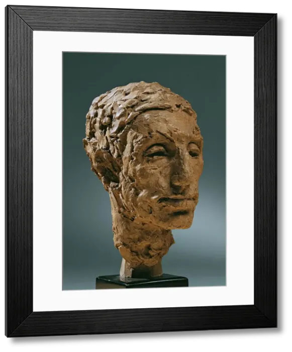 Framed Print : Alfred Flechtheim, 1921. Creator: Hermann Haller Framed Print : Alfred Flechtheim, 1921. Creator: Hermann Haller