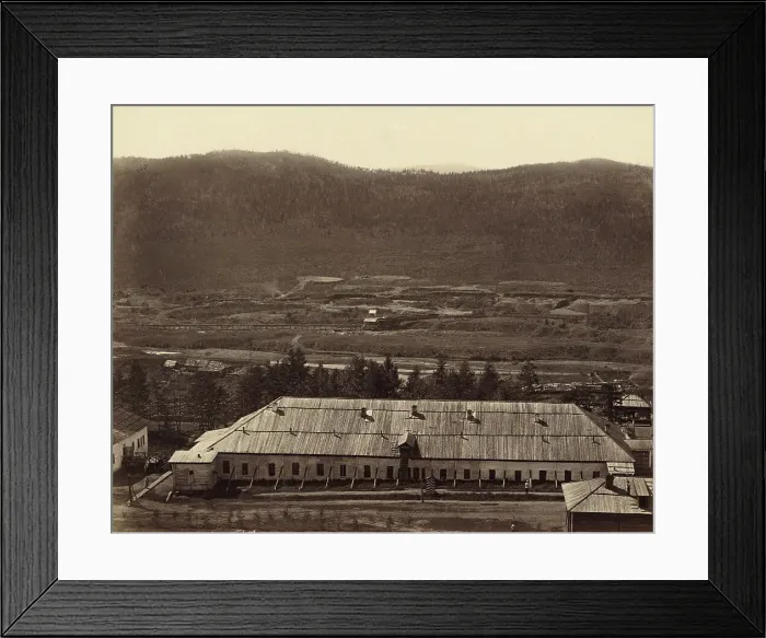 Framed Print : Infirmary for Hard Labor Convicts at the Nizhniaia Kara Mining Works, 1891. Creator: Aleksei Kuznetsov Framed Print : Infirmary for Hard Labor Convicts at the Nizhniaia Kara Mining Works, 1891. Creator: Aleksei Kuznetsov