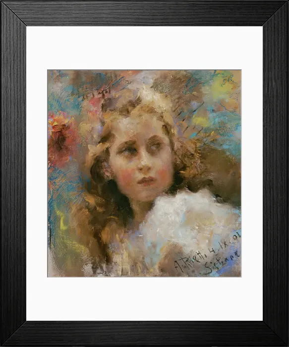 Framed Print : Else Hartmann, 1901. Creator: Arturo Rietti Framed Print : Else Hartmann, 1901. Creator: Arturo Rietti