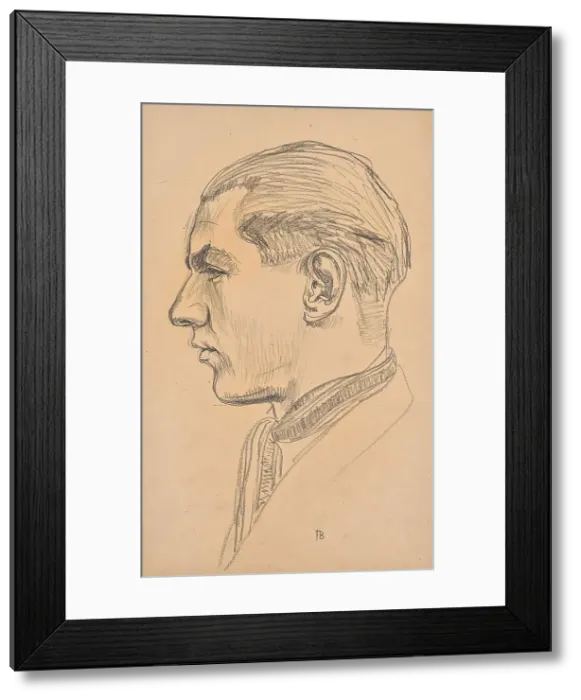 Framed Print : Portrait of Franz Barwig the Younger, around 1921. Creator: Franz Barwig the Elder Framed Print : Portrait of Franz Barwig the Younger, around 1921. Creator: Franz Barwig the Elder