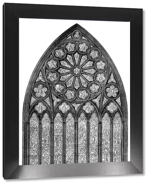 The International Exhibition: design for the east window of St. George's Church... 1862. Creator: Unknown