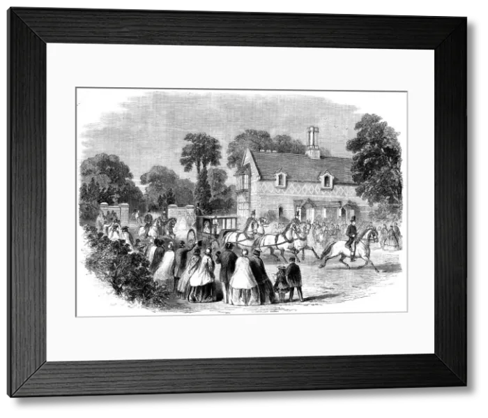 Framed Print : The marriage of Princess Alice with Prince Louis of Hesse-Darmstadt... 1862. Creator: Unknown Framed Print : The marriage of Princess Alice with Prince Louis of Hesse-Darmstadt... 1862. Creator: Unknown