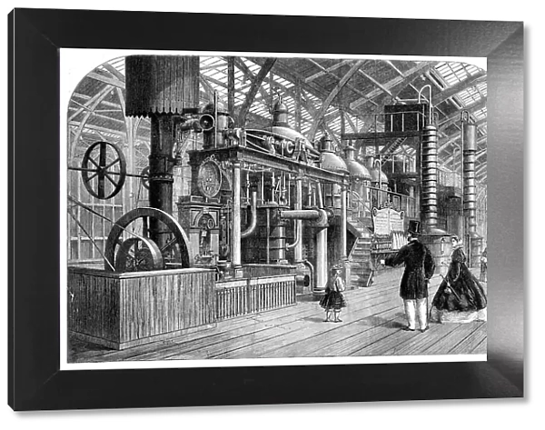 The International Exhibition: sugar-refining apparatus of Messrs. Caile and Co. of Paris, 1862. Creator: Unknown