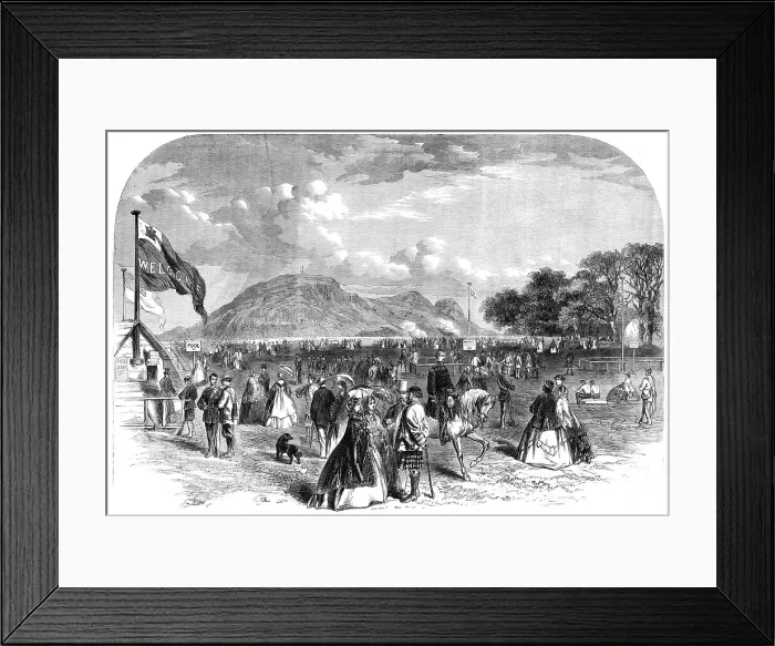 Framed Print : Second Annual Competition of the Edinburgh and Midlothian Rifle Association, 1862. Creator: Unknown Framed Print : Second Annual Competition of the Edinburgh and Midlothian Rifle Association, 1862. Creator: Unknown