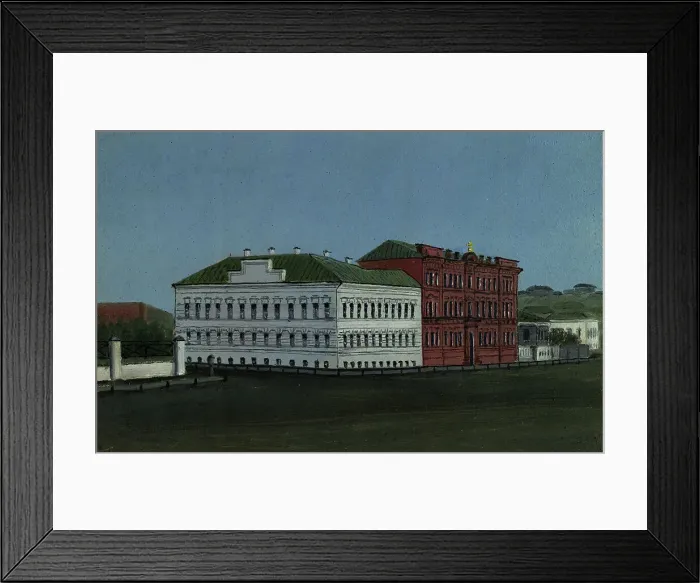 Framed Print : Girls Secondary School, 1880-1897. Creator: Pavel Mikhailovich Kosharov