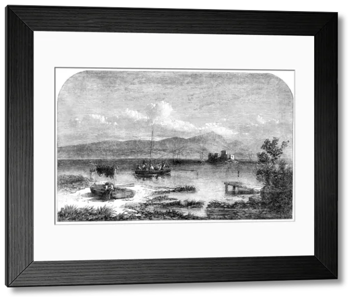 Framed Print : Freshwater fishes: angling in Scotland - an angling match on Loch Leven, 1862. Creator: Mason Jackson Framed Print : Freshwater fishes: angling in Scotland - an angling match on Loch Leven, 1862. Creator: Mason Jackson