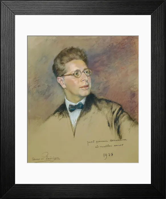 Framed Print : The music educator and music critic Prof. Josef Reitler, 1926. Creator: Clemens von Pausinger Framed Print : The music educator and music critic Prof. Josef Reitler, 1926. Creator: Clemens von Pausinger