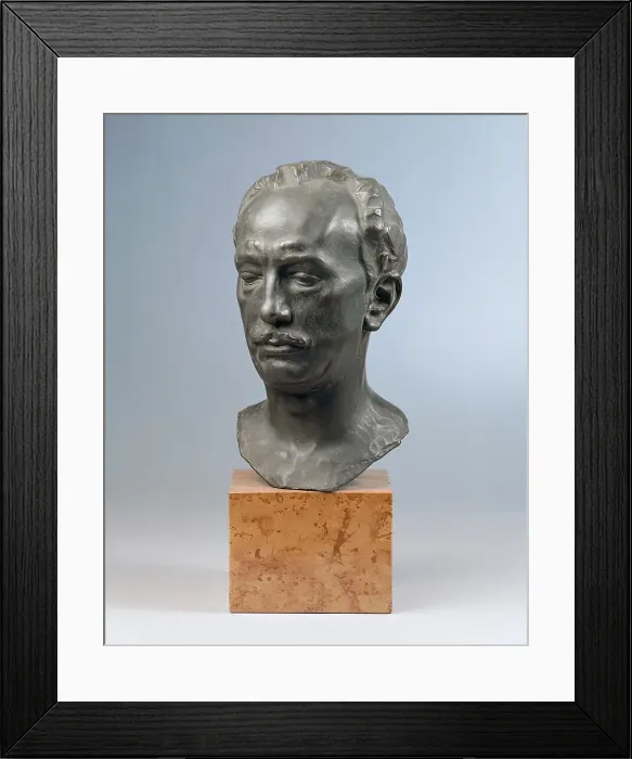 Framed Print : Richard Strauss, 1910. Creator: Hugo Lederer Framed Print : Richard Strauss, 1910. Creator: Hugo Lederer