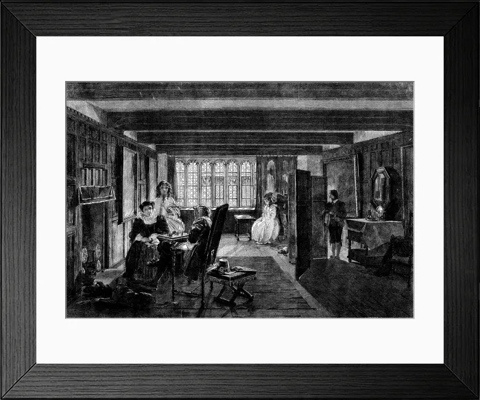 Framed Print : Checkmate - Next Move, by J. C. Horsley, A.R.A. from the exhibition of the Royal Academy, 1862. Creator: H. Harrall. Checkmate - Next Move, by J. C. Horsley, A.R.A. from the exhibition of the Royal Academy, 1862. Creator: H. Harrall Framed Print : Checkmate - Next Move, by J. C. Horsley, A.R.A. from the exhibition of the Royal Academy, 1862. Creator: H. Harrall. Checkmate - Next Move, by J. C. Horsley, A.R.A. from the exhibition of the Royal Academy, 1862. Creator: H. Harrall