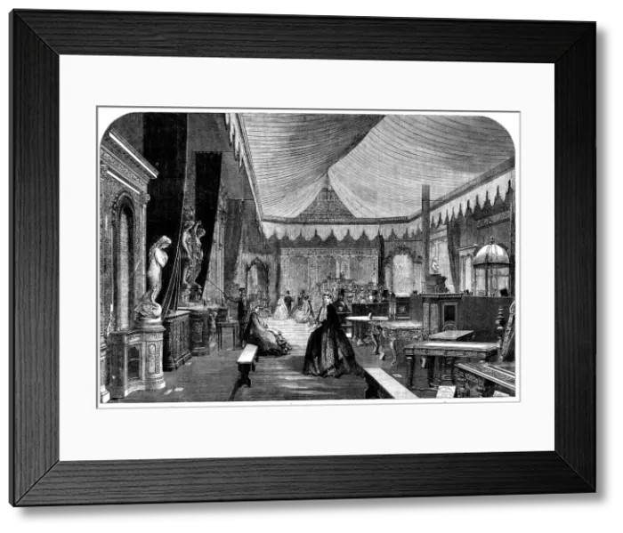 Framed Print : The International Exhibition: the Furniture Court... 1862. Creator: Unknown Framed Print : The International Exhibition: the Furniture Court... 1862. Creator: Unknown