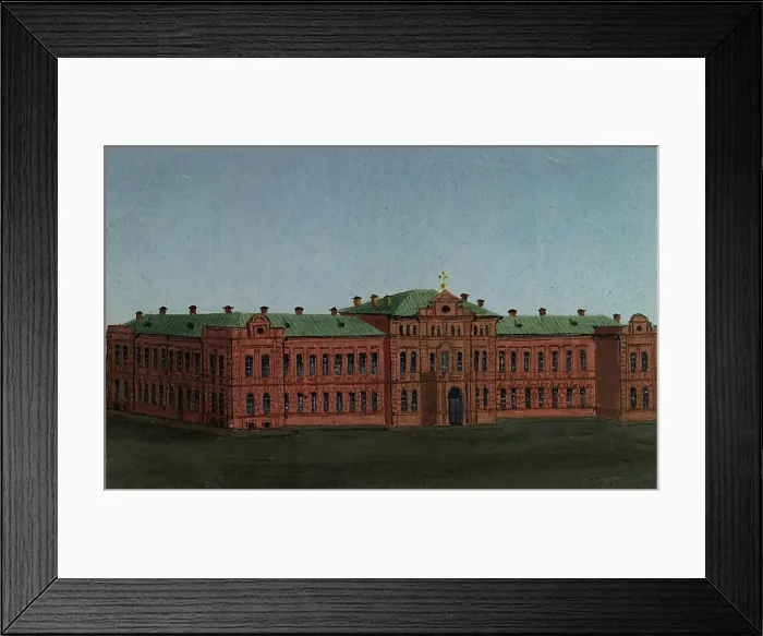 Framed Print : The Men's Secondary School, 1880-1897. Creator: Pavel Mikhailovich Kosharov Framed Print : The Men's Secondary School, 1880-1897. Creator: Pavel Mikhailovich Kosharov