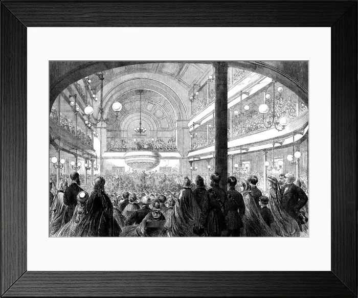 Framed Print : Opening of the Hartley Institution at Southampton by Lord Palmerston... 1862. Creator: Unknown Framed Print : Opening of the Hartley Institution at Southampton by Lord Palmerston... 1862. Creator: Unknown
