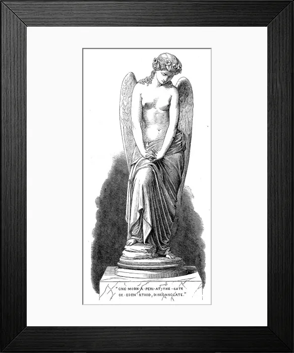 Framed Print : The International Exhibition: The Peri, a marble statue, by J. S. Westmacott, 1862. Creator: Unknown. The International Exhibition: The Peri, a marble statue, by J. S. Westmacott, 1862. Creator: Unknown Framed Print : The International Exhibition: The Peri, a marble statue, by J. S. Westmacott, 1862. Creator: Unknown. The International Exhibition: The Peri, a marble statue, by J. S. Westmacott, 1862. Creator: Unknown