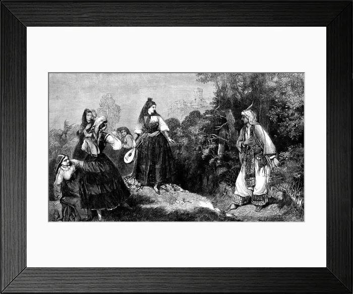 Framed Print : The Last of the Abencerages, by H. Tidey... 1862. Creator: Mason Jackson. The Last of the Abencerages, by H. Tidey... 1862. Creator: Mason Jackson Framed Print : The Last of the Abencerages, by H. Tidey... 1862. Creator: Mason Jackson. The Last of the Abencerages, by H. Tidey... 1862. Creator: Mason Jackson