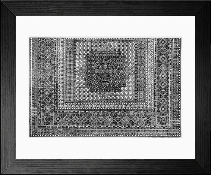 Framed Print : The International Exhibition: floorcloth, by Messrs. Hare and Co. of Bristol, 1862. Creator: Unknown Framed Print : The International Exhibition: floorcloth, by Messrs. Hare and Co. of Bristol, 1862. Creator: Unknown