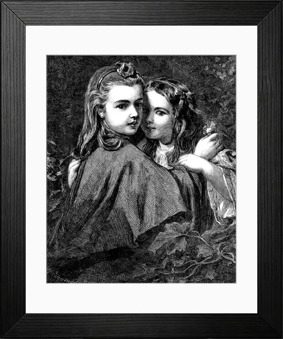 Framed Print : The International Exhibition: The Whisper, by J. Sant, 1862. Creator: W Thomas. The International Exhibition: The Whisper, by J. Sant, 1862. Creator: W Thomas Framed Print : The International Exhibition: The Whisper, by J. Sant, 1862. Creator: W Thomas. The International Exhibition: The Whisper, by J. Sant, 1862. Creator: W Thomas
