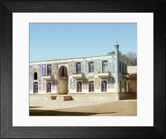 Framed Print : Emir Shir-Budun's palace, Bukhara, between 1905 and 1915. Creator: Sergey Mikhaylovich Prokudin-Gorsky Framed Print : Emir Shir-Budun's palace, Bukhara, between 1905 and 1915. Creator: Sergey Mikhaylovich Prokudin-Gorsky