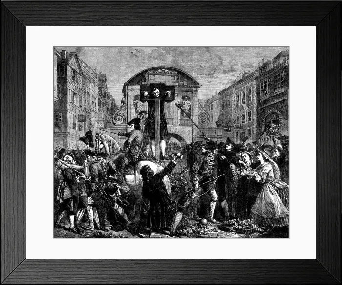 Framed Print : De Foe in the Pillory, by Eyre Crowe, from the exhibition of the Royal Academy, 1862. Creator: E. Skill. De Foe in the Pillory, by Eyre Crowe, from the exhibition of the Royal Academy, 1862. Creator: E. Skill Framed Print : De Foe in the Pillory, by Eyre Crowe, from the exhibition of the Royal Academy, 1862. Creator: E. Skill. De Foe in the Pillory, by Eyre Crowe, from the exhibition of the Royal Academy, 1862. Creator: E. Skill