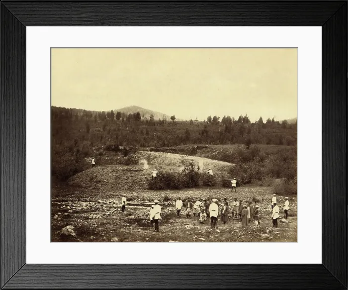 Framed Print : A Hard Labor Convict Attempts to Escape from the Work Site, 1891. Creator: Aleksei Kuznetsov Framed Print : A Hard Labor Convict Attempts to Escape from the Work Site, 1891. Creator: Aleksei Kuznetsov