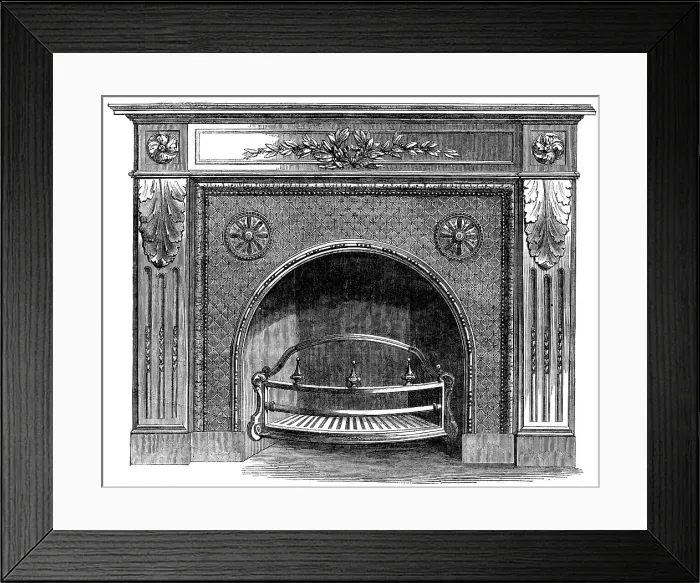 Framed Print : The International Exhibition: stove by Messrs. Feetham and Co. 1862. Creator: Unknown Framed Print : The International Exhibition: stove by Messrs. Feetham and Co. 1862. Creator: Unknown