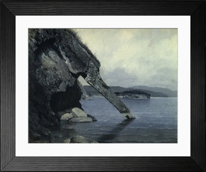 Framed Print : Cliff Trunk and Shaman's Rock, 1880-1897. Creator: Pavel Mikhailovich Kosharov. Cliff Trunk and Shaman's Rock, 1880-1897. Creator: Pavel Mikhailovich Kosharov Framed Print : Cliff Trunk and Shaman's Rock, 1880-1897. Creator: Pavel Mikhailovich Kosharov. Cliff Trunk and Shaman's Rock, 1880-1897. Creator: Pavel Mikhailovich Kosharov
