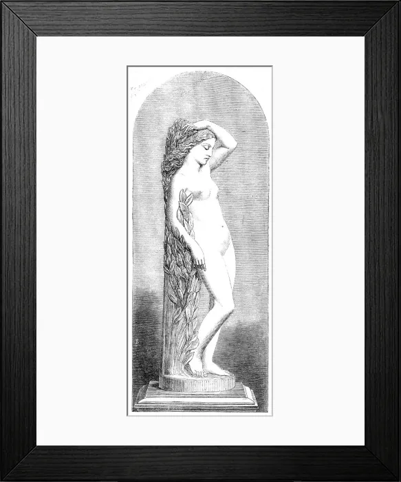 Framed Print : The International Exhibition: Daphne, marble statue by Marshall Wood... 1862. Creator: Unknown. The International Exhibition: Daphne, marble statue by Marshall Wood... 1862. Creator: Unknown Framed Print : The International Exhibition: Daphne, marble statue by Marshall Wood... 1862. Creator: Unknown. The International Exhibition: Daphne, marble statue by Marshall Wood... 1862. Creator: Unknown