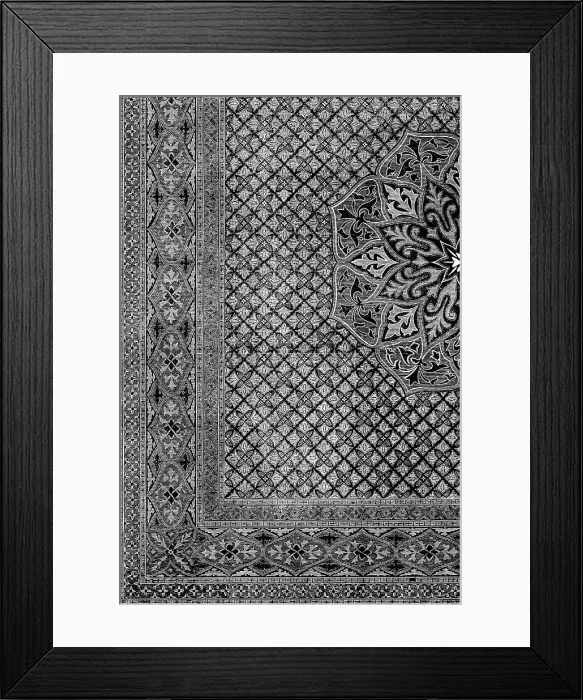 Framed Print : The International Exhibition: carpet by Woodward Brothers and Co. 1862. Creator: Unknown Framed Print : The International Exhibition: carpet by Woodward Brothers and Co. 1862. Creator: Unknown