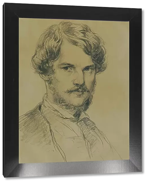 Self-portrait, 1842. Creator: Eduard Swoboda