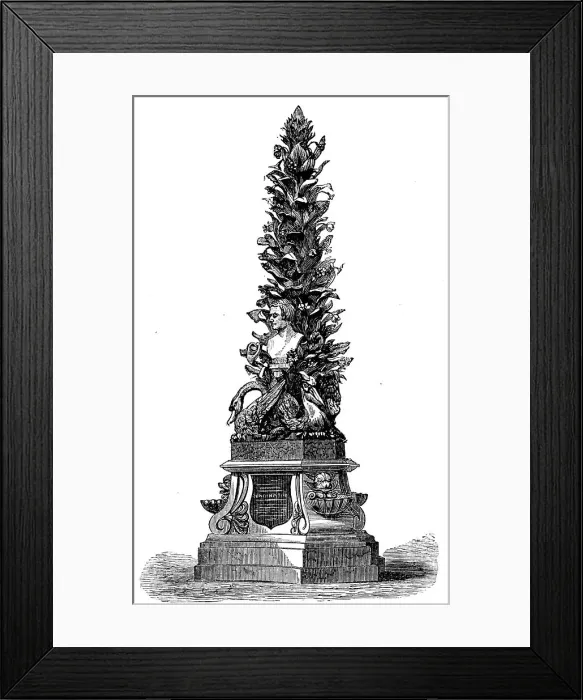 Framed Print : Memorial fountain at Dublin to the late Sir Philip Crampton... 1862. Creator: Unknown Framed Print : Memorial fountain at Dublin to the late Sir Philip Crampton... 1862. Creator: Unknown