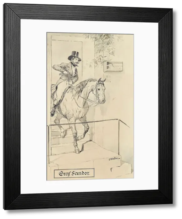 Framed Print : Count Sandor, around 1890 / 1900. Creator: Ottokar Walter Framed Print : Count Sandor, around 1890 / 1900. Creator: Ottokar Walter