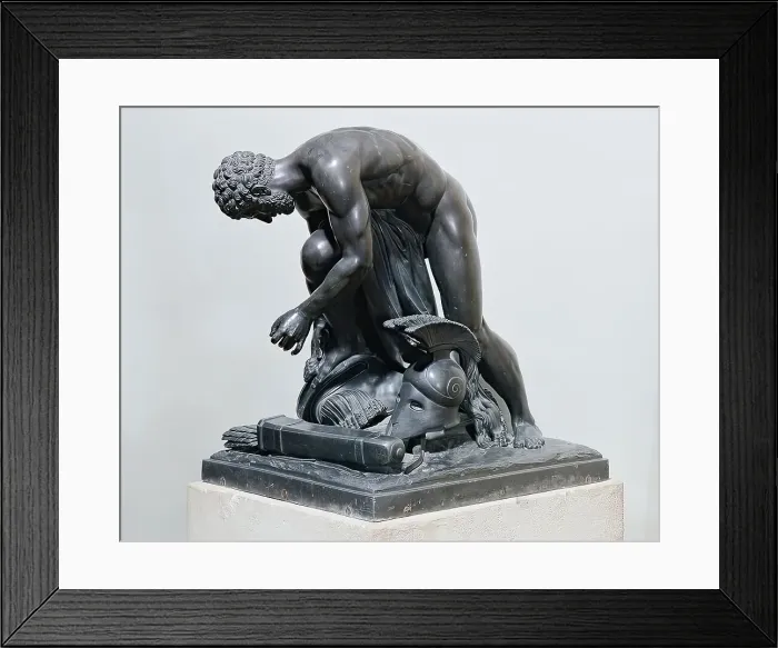 Framed Print : Philoctetes (Wounded Warrior), 1808 / 1809. Creator: Johann Nepomuk Schaller Framed Print : Philoctetes (Wounded Warrior), 1808 / 1809. Creator: Johann Nepomuk Schaller