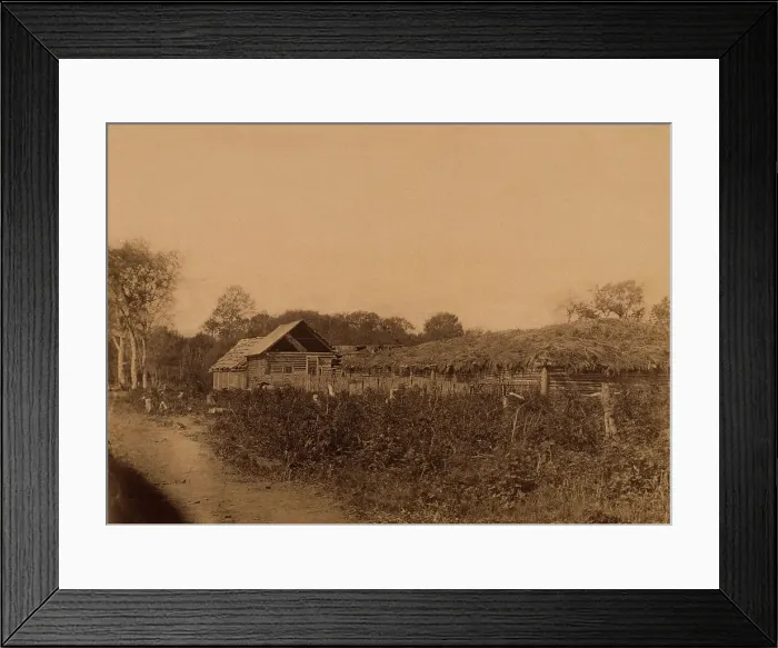 Framed Print : A Prison Animal Yard Derbinsky Prison in the Tymovsk Valley, 1880-1899. Creator: Innokenty Ignatievich Pavlovsky Framed Print : A Prison Animal Yard Derbinsky Prison in the Tymovsk Valley, 1880-1899. Creator: Innokenty Ignatievich Pavlovsky