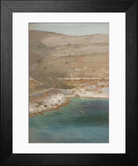Framed Print : Valle Oscura, 1900. Creator: Eugen Jettel Framed Print : Valle Oscura, 1900. Creator: Eugen Jettel