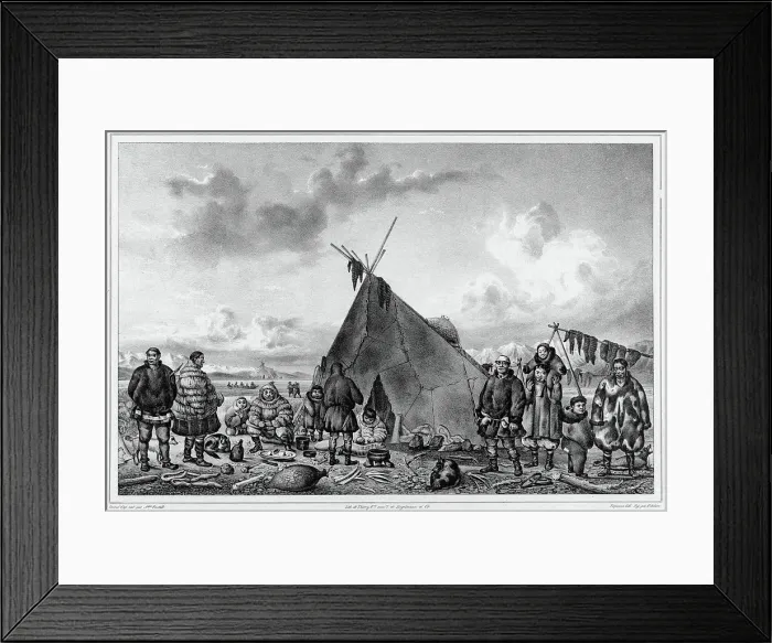 Framed Print : Chukchis, Northeast Coast of Asia, 19th century. Creators: Alexander Postels, Victor Adam, Godefroy Engelmann Framed Print : Chukchis, Northeast Coast of Asia, 19th century. Creators: Alexander Postels, Victor Adam, Godefroy Engelmann