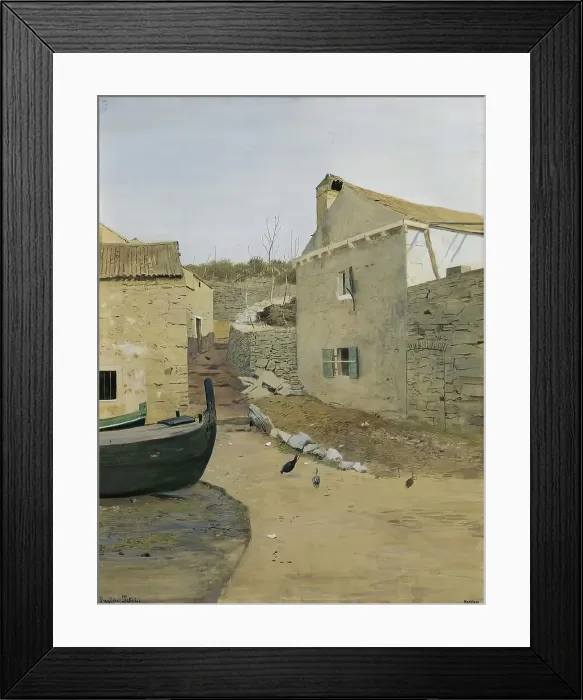 Framed Print : Street in Rovenska, (after 1897?). Creator: Eugen Jettel Framed Print : Street in Rovenska, (after 1897?). Creator: Eugen Jettel