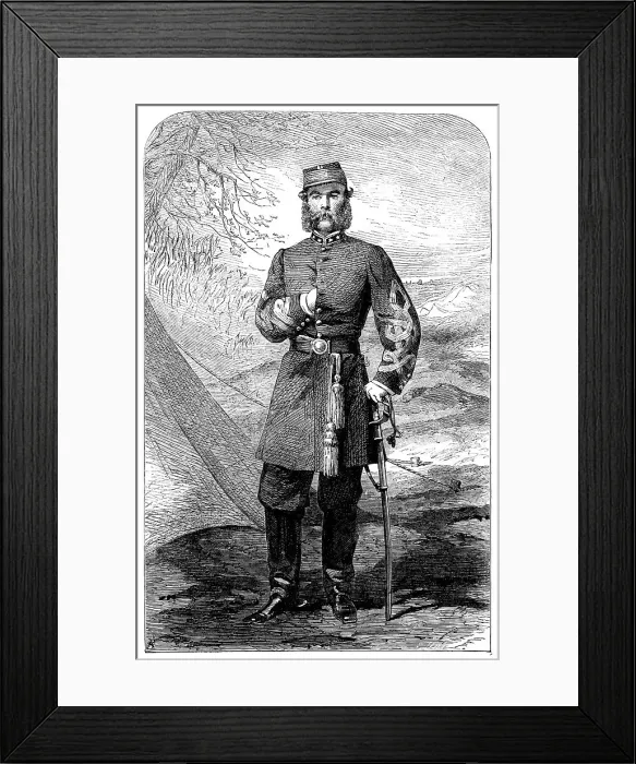 Framed Print : The Civil War in America: Colonel of 4th Regiment European Brigade of the Confederate Army... 1862. Creator: Unknown Framed Print : The Civil War in America: Colonel of 4th Regiment European Brigade of the Confederate Army... 1862. Creator: Unknown